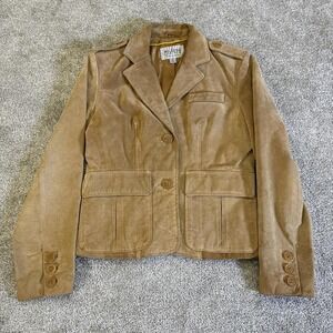 Vintage Wilson Leather Maxima Tan Jacket Women's Small Genuine Leather Coat